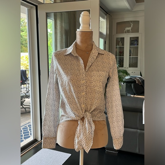 J.Crew Cotton Blouse Sz S - Picture 1 of 4